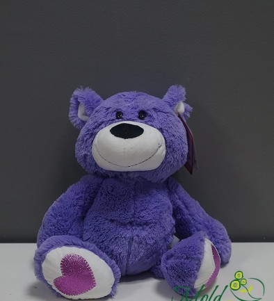 Bear Andryusha Purple, Height 45 cm photo 394x433